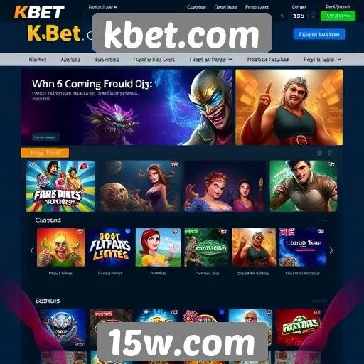 Oferta de jogos populares no site kbet.com